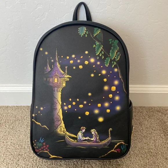 Disney Tangled Loungefly Tangled Light Up Backpack Clearance